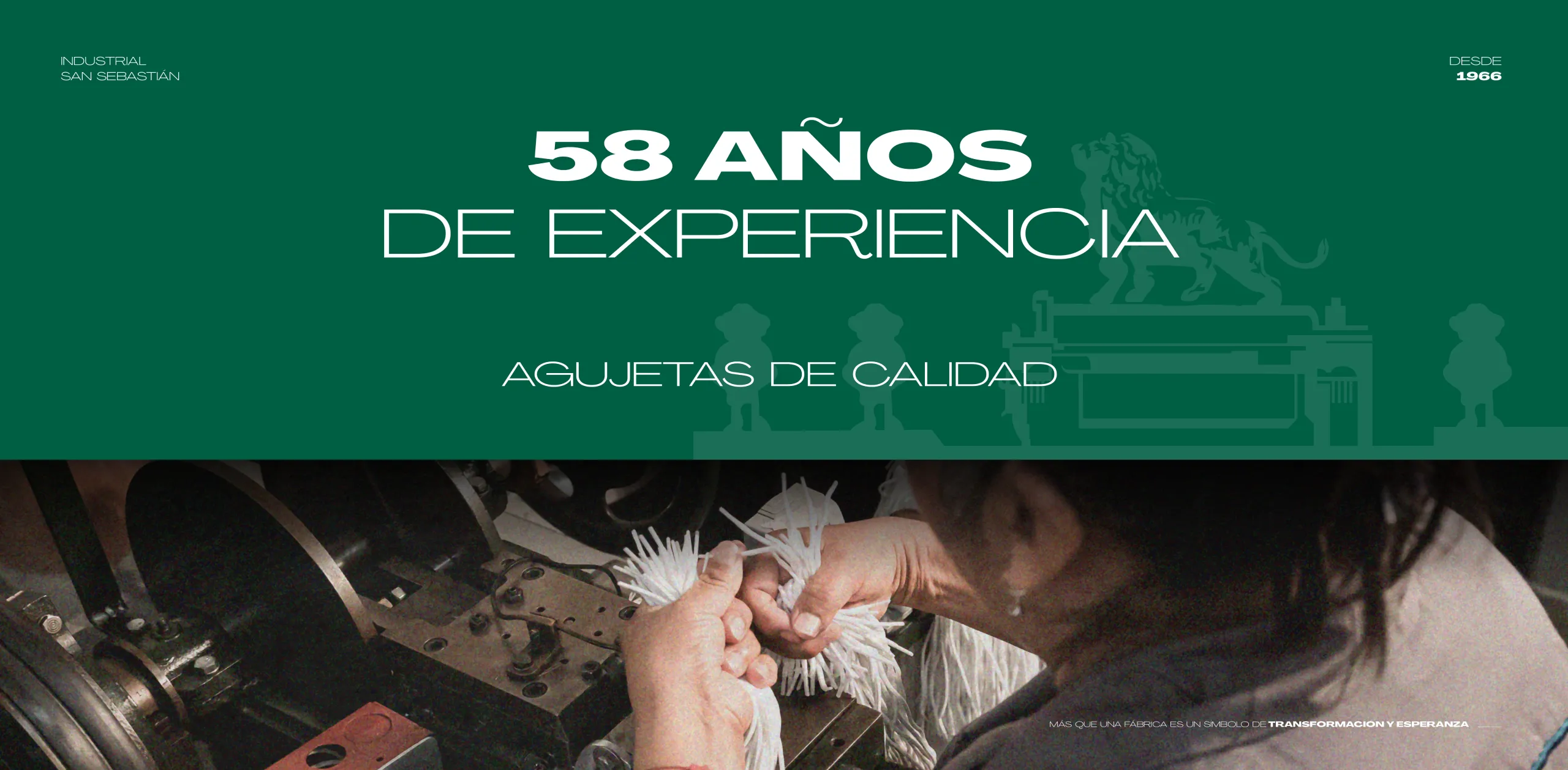 58 años de experiencia en cintas, cordones y agujetas de calidad